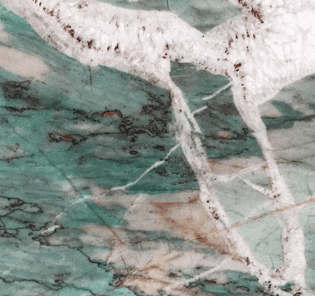 close up image of a Patagonia Green-Quartzite-P